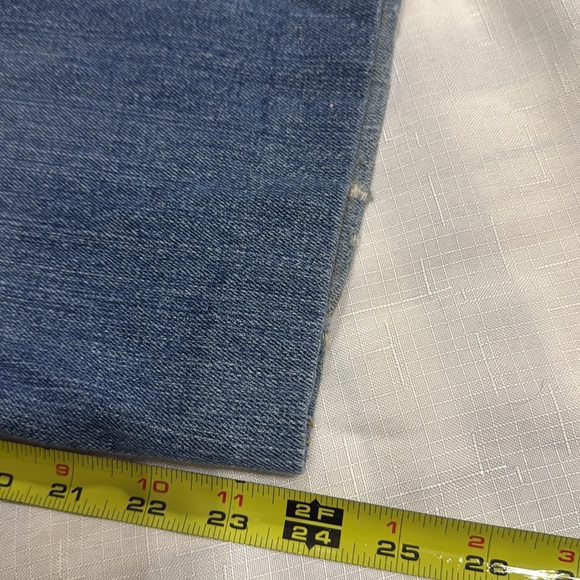 (T6) Akademiks VTG Y2K Embroidered Wide Leg Blue Jeans for Youth Size 16 Retro - Picture 12 of 16